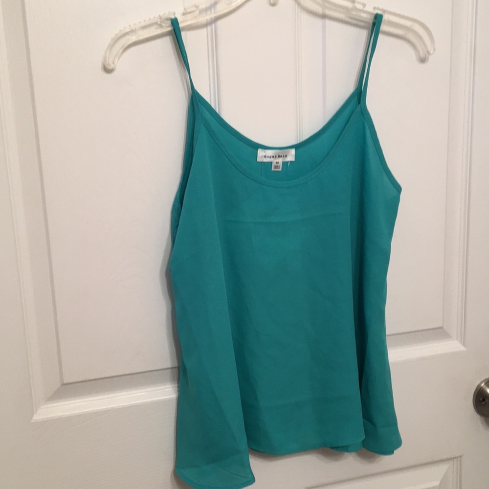 Teal tank top